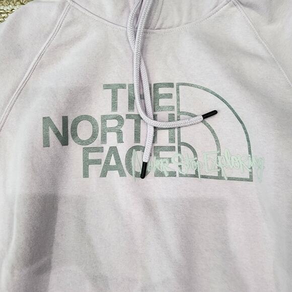 The north face light purple women's size large pullover hoodie - Picture 7 of 9